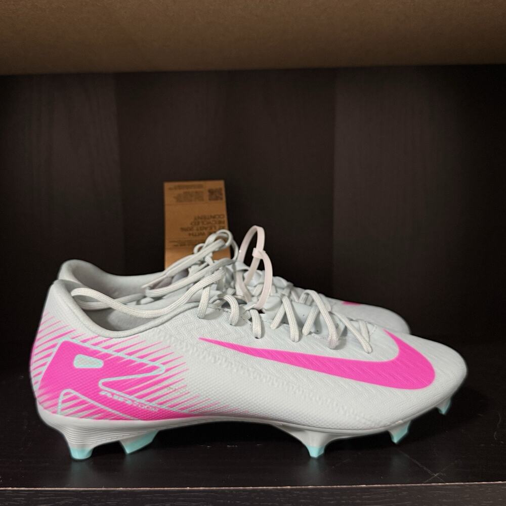 Nike Zoom Vapor 16 Academy FG/MG Ocean Cube/Pink Blast FQ8374-301 Men’s 9.5
